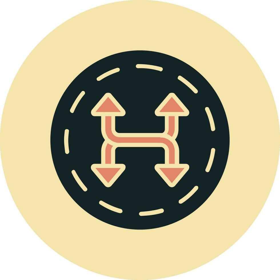 Shuffle Vector Icon
