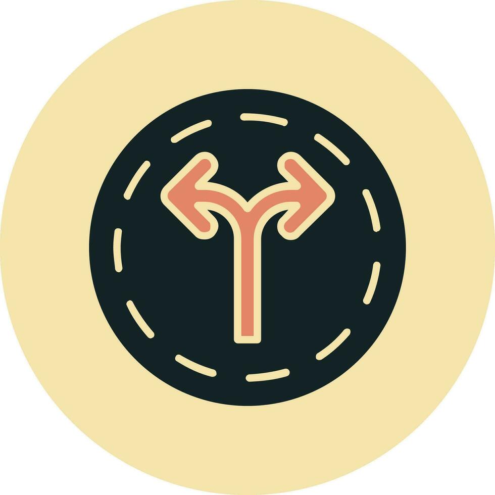 Two Way Vector Icon