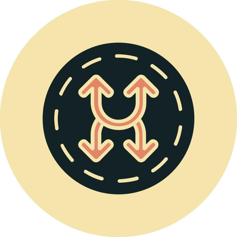 doble flecha vector icono