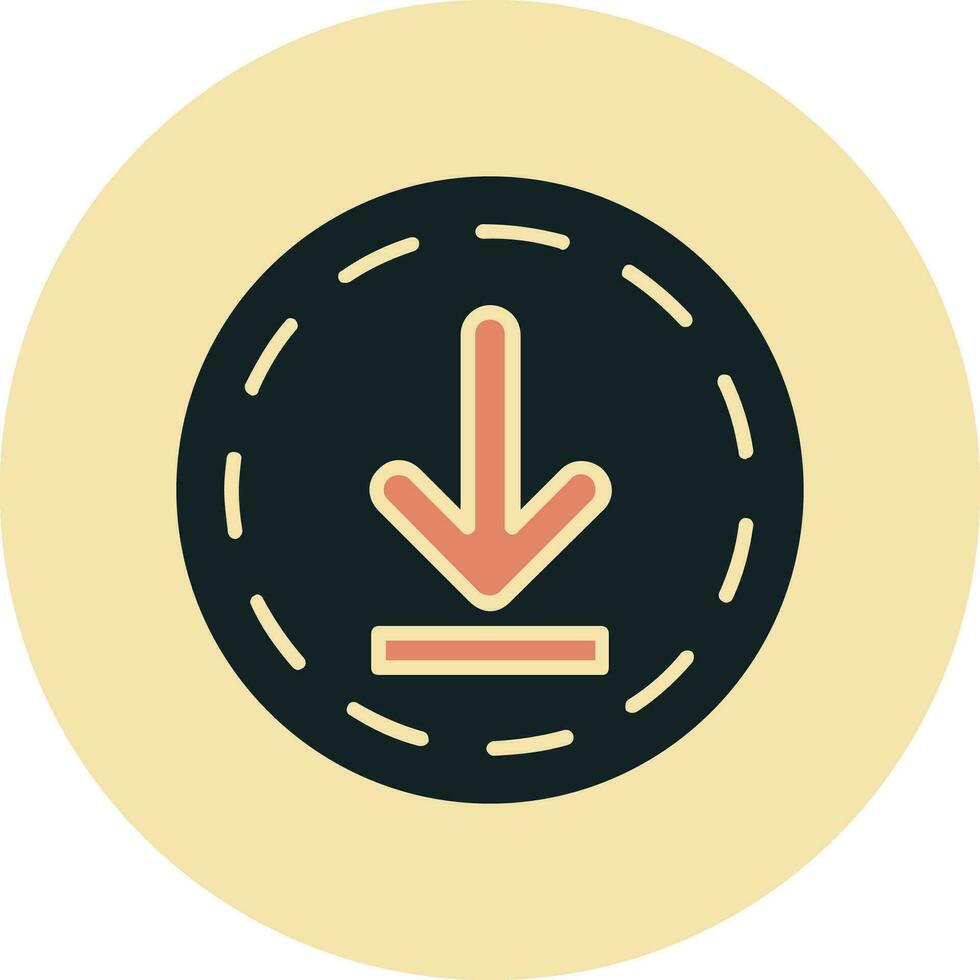 Down Arrow Vector Icon