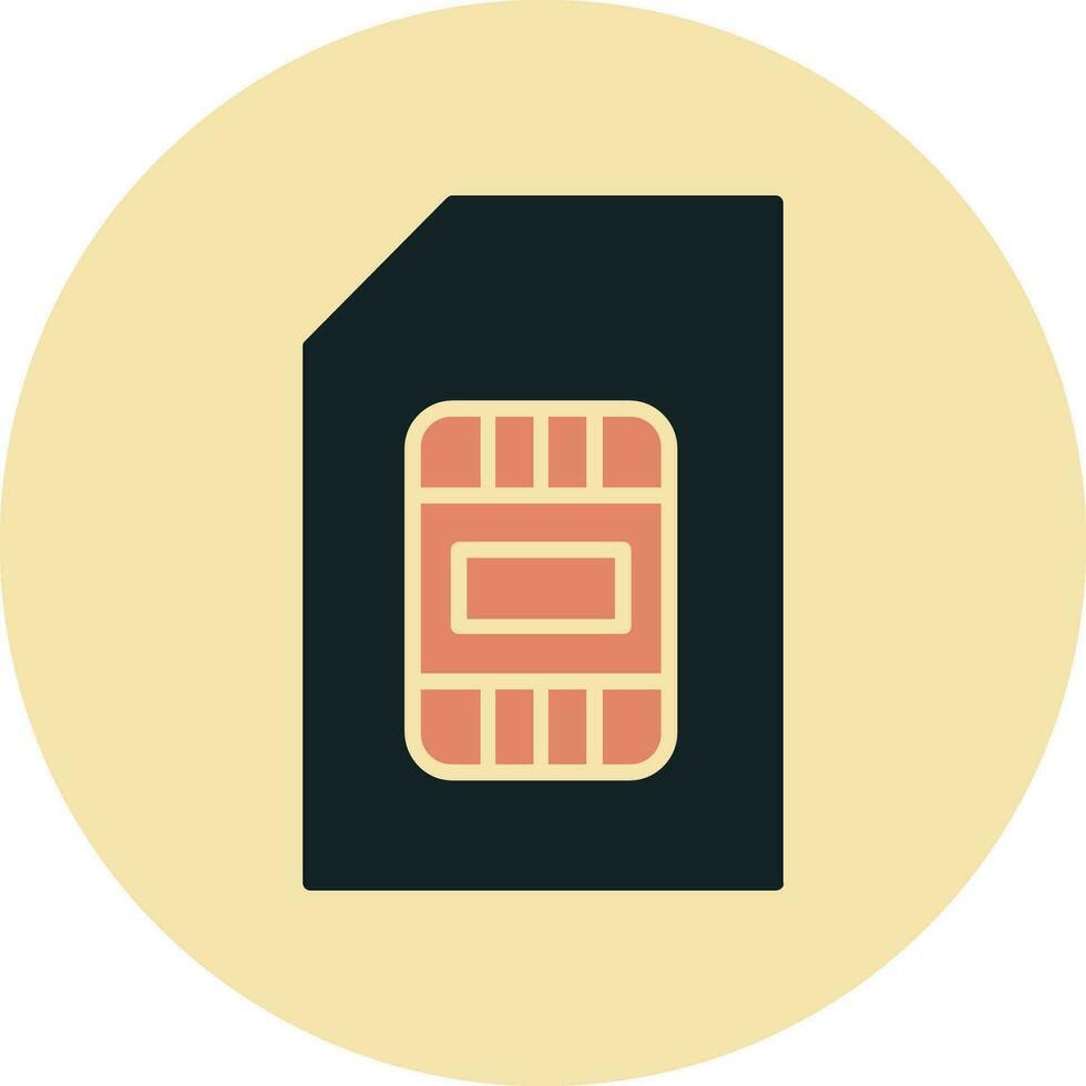 sim Vector Icon