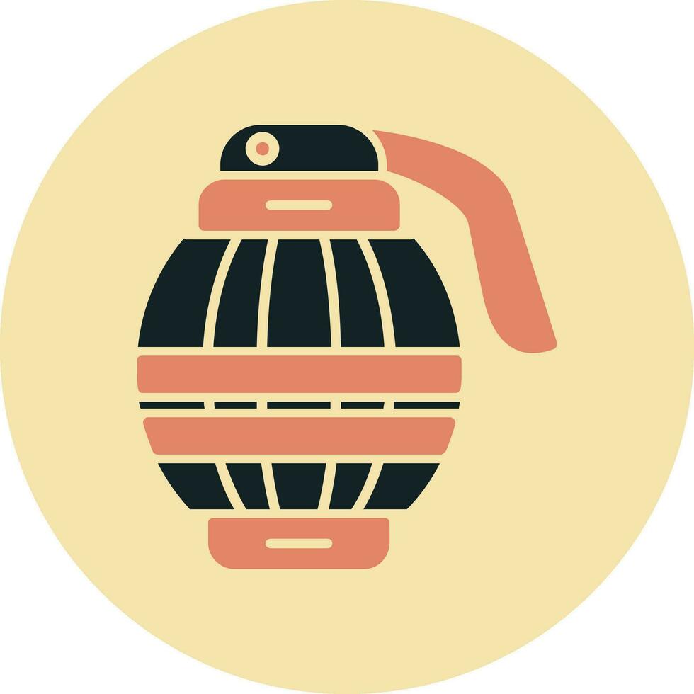 Hand Grenade Vector Icon