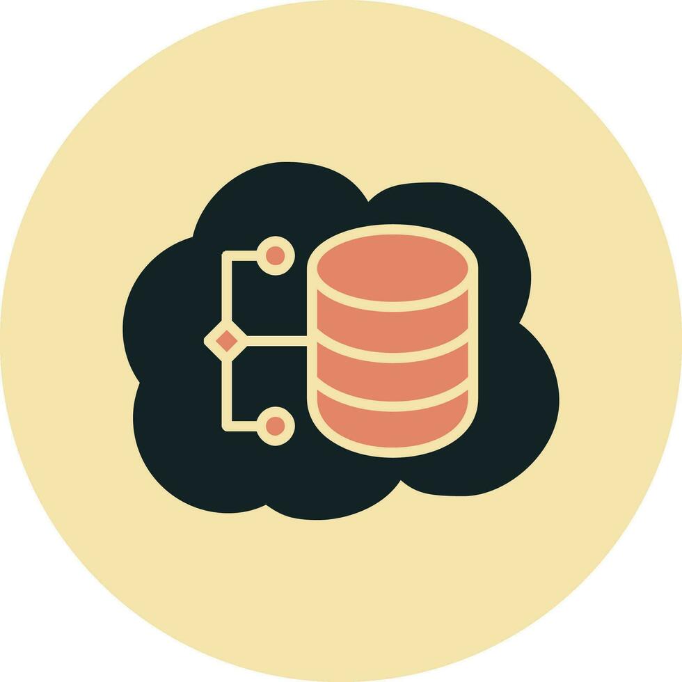 Cloud Data Vector Icon