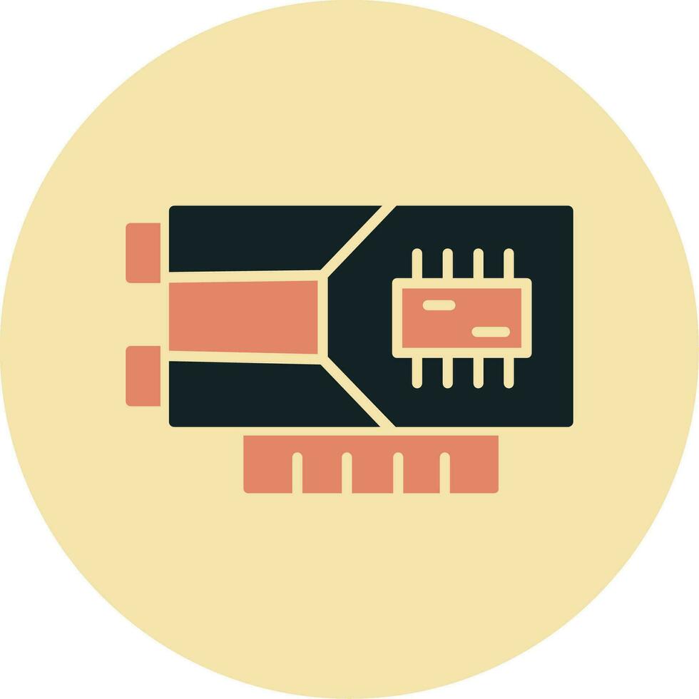 Graphics Card Vector Icon