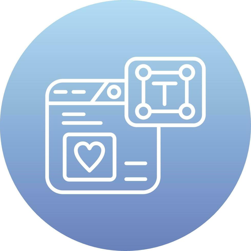 Typography Vector Icon