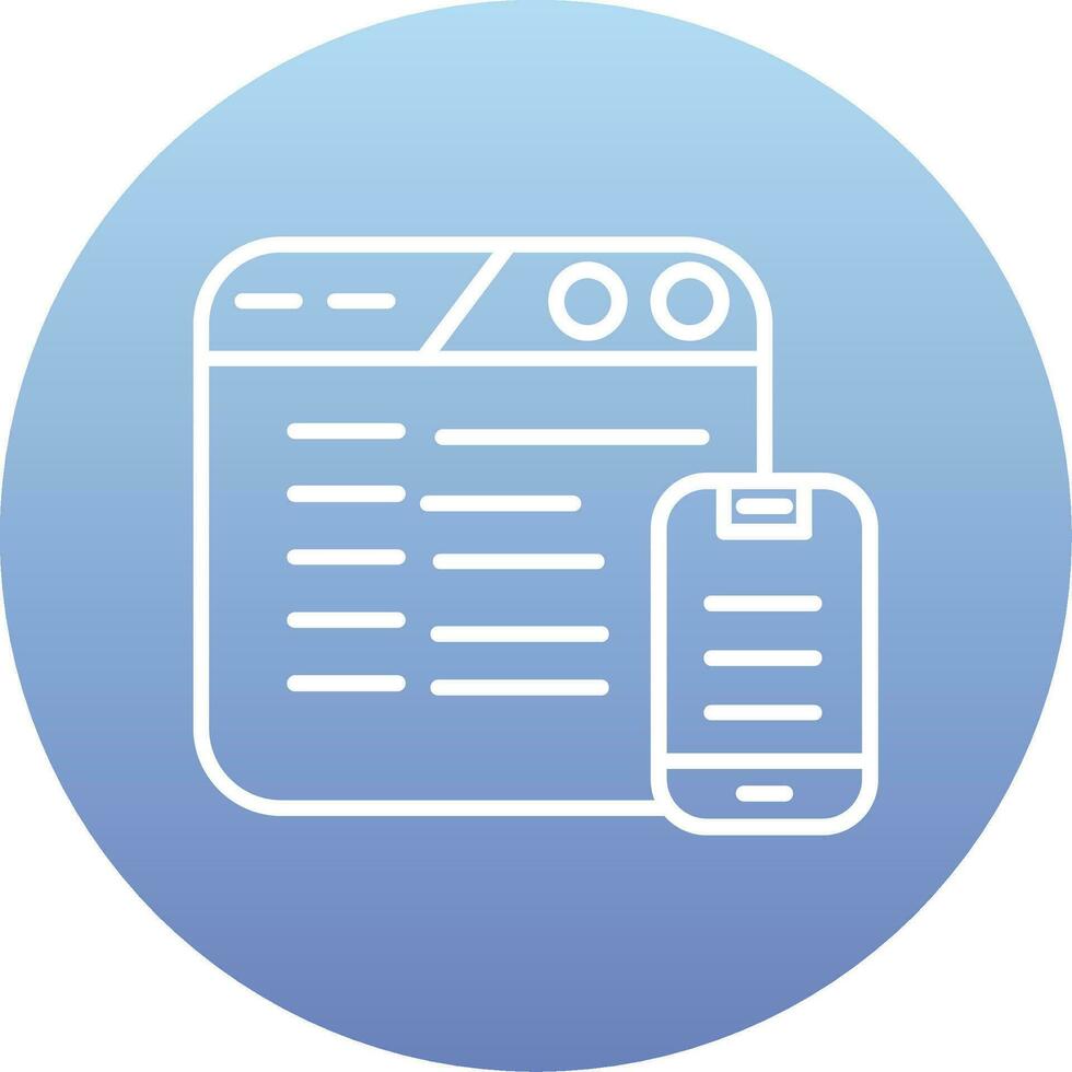 Responsive Vector Icon