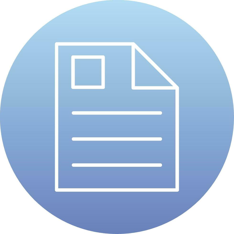 Contact Page Vector Icon