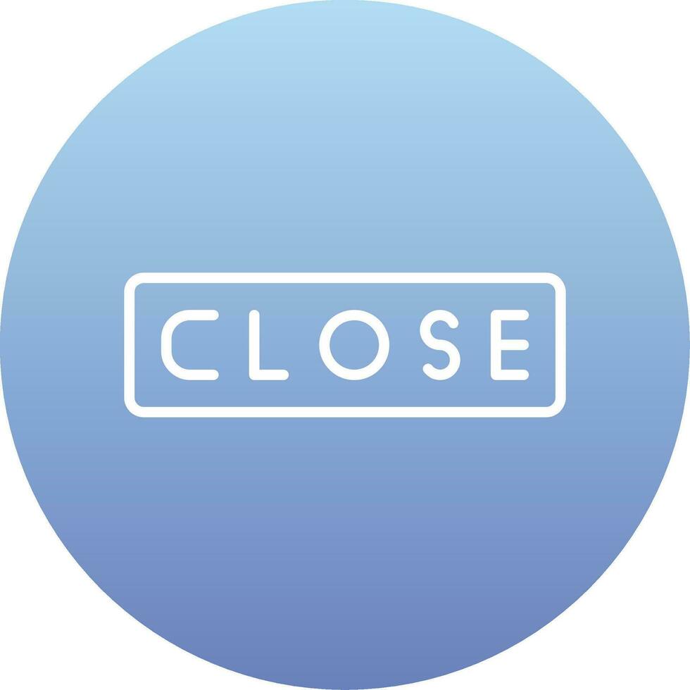 Close Vector Icon