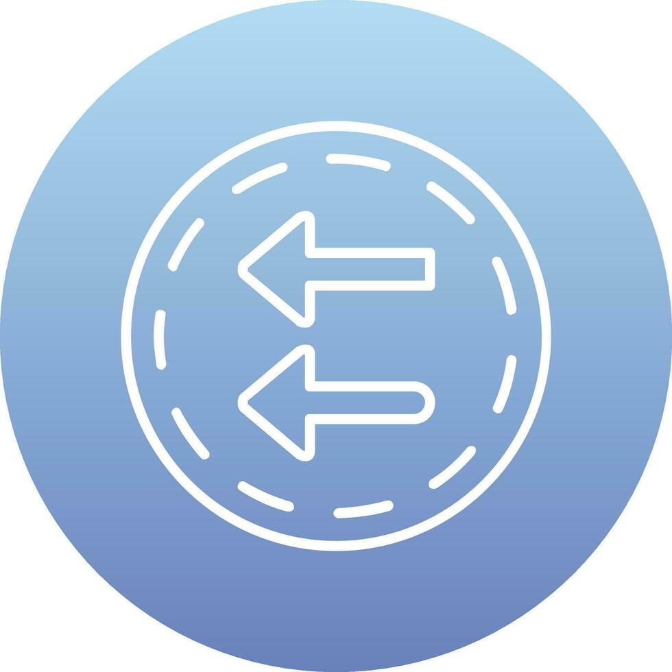 Fast Backward Vector Icon