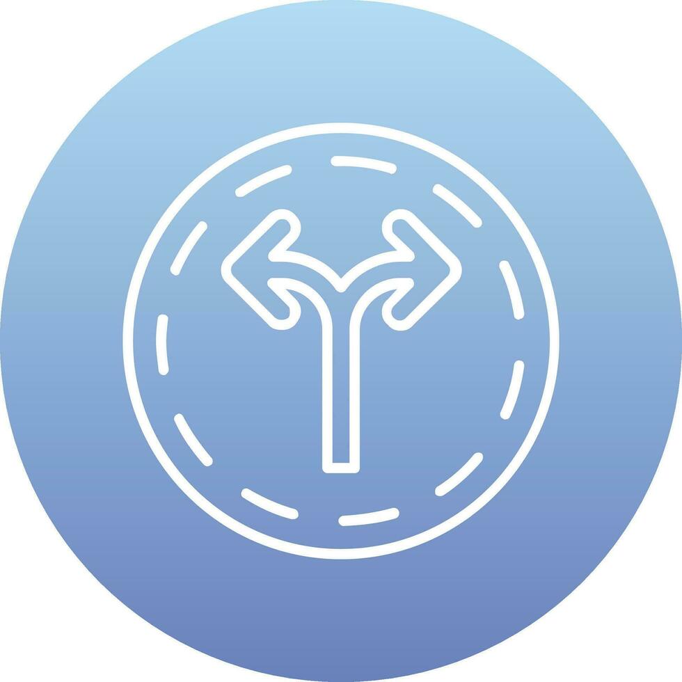 Two Way Vector Icon