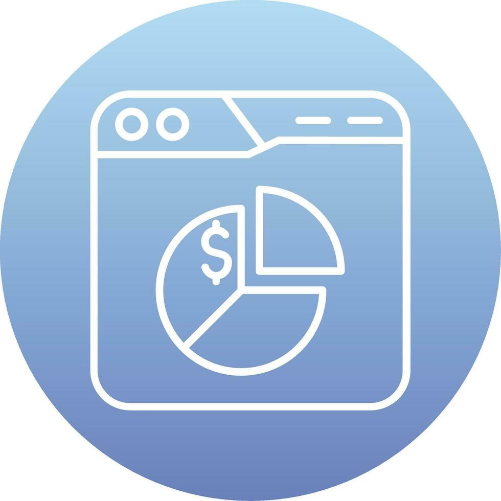 Pie Chart Vector Icon