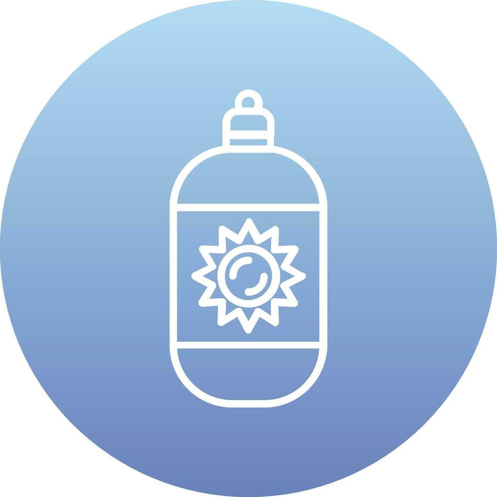 Sun Cream Vector Icon