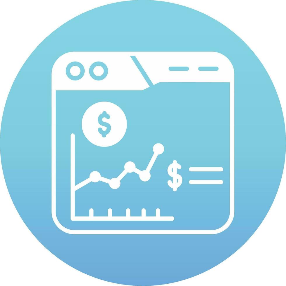 Stock Market Vector Icon