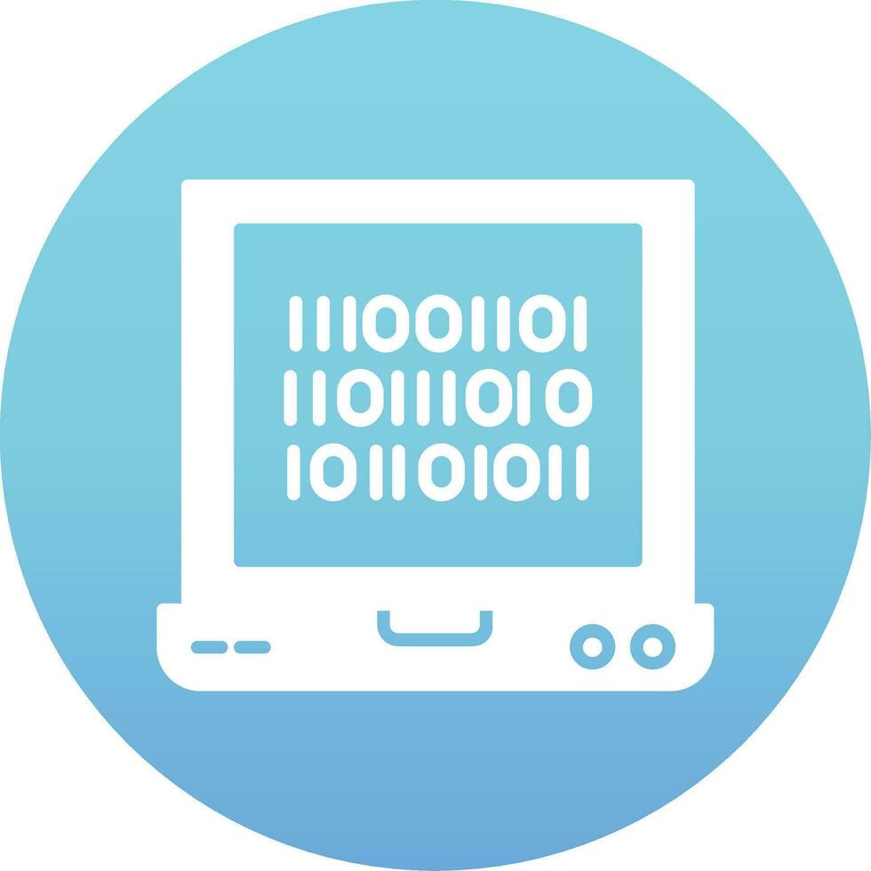 Binary Code Vector Icon