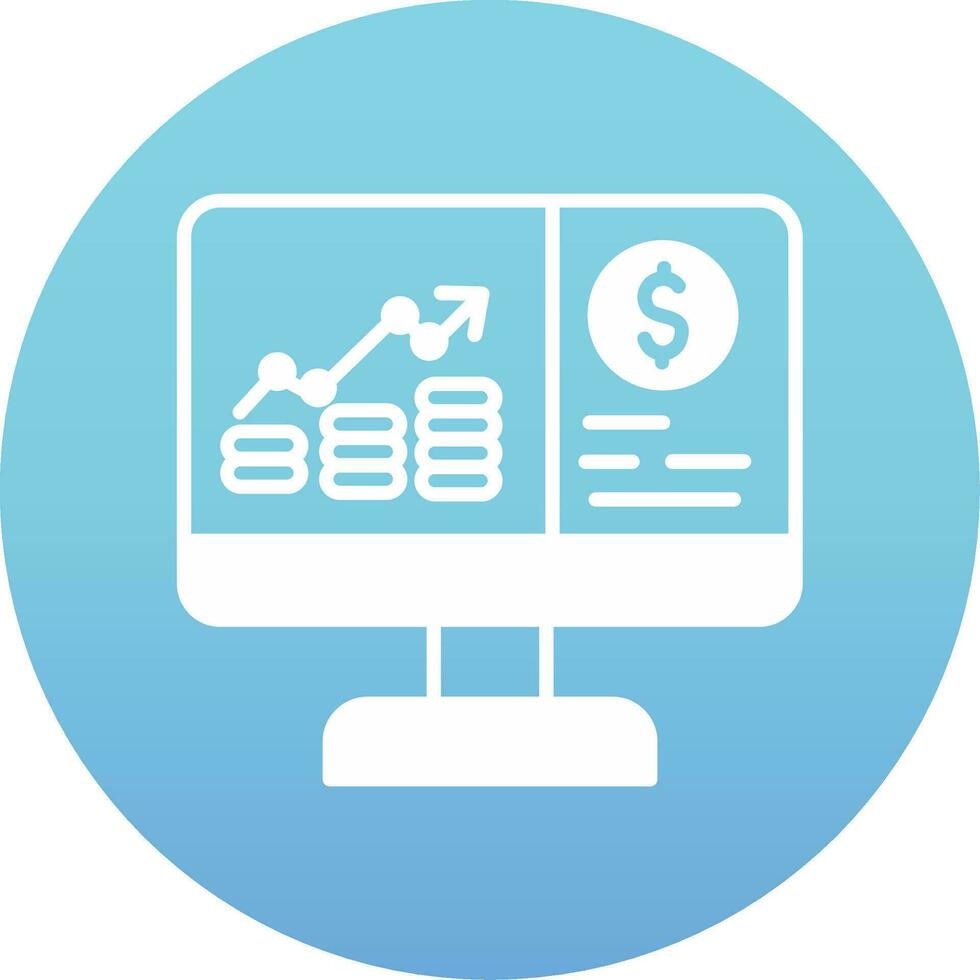 Stock Market Vector Icon