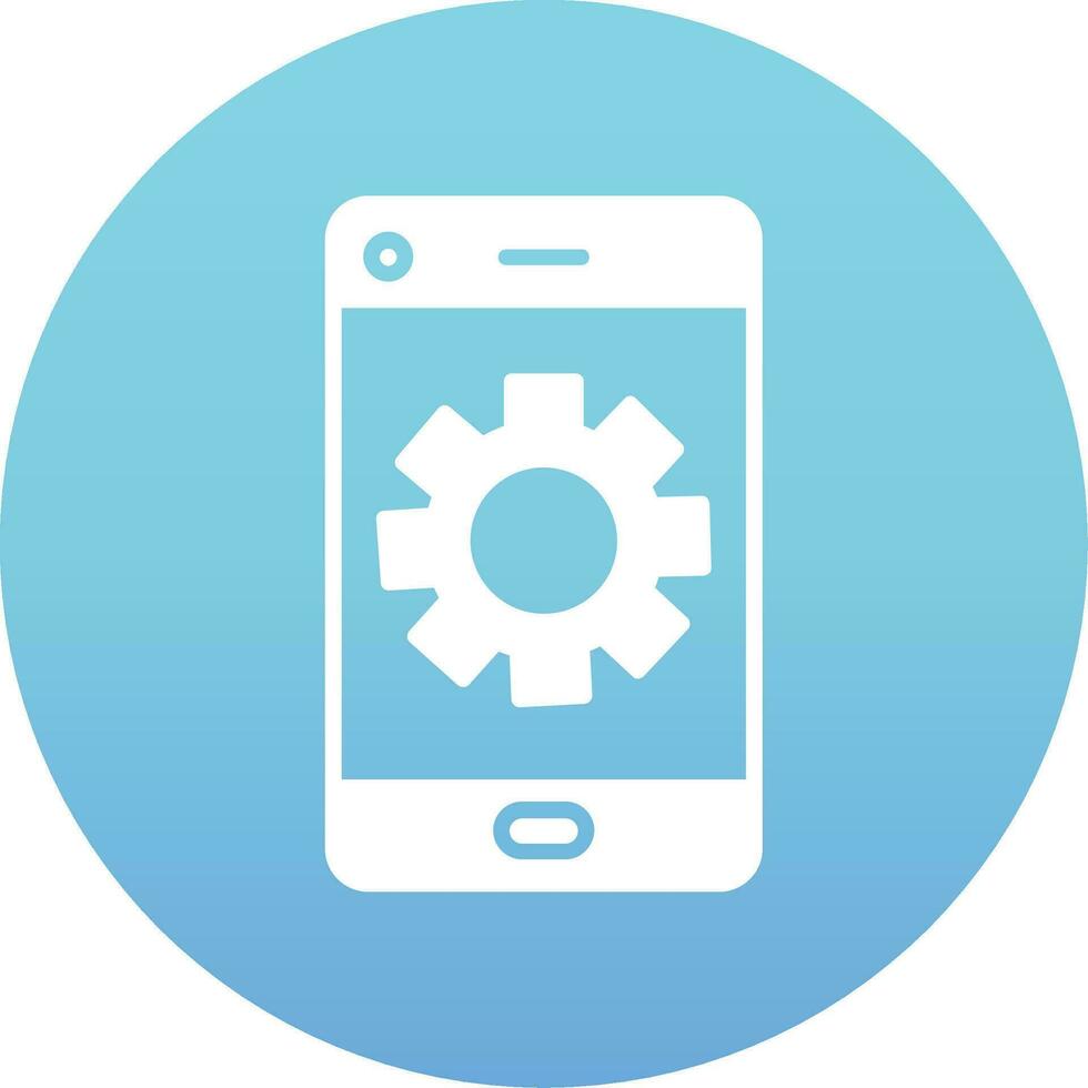 Phone Settings Vector Icon