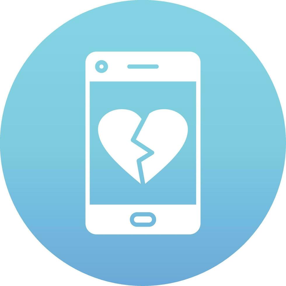 Heart Break Vector Icon