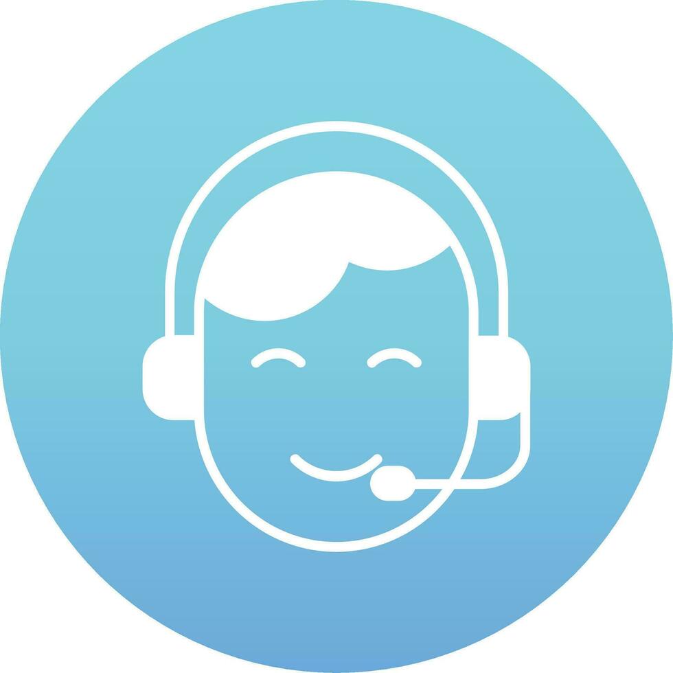 Customer Service Agent Vector Icon