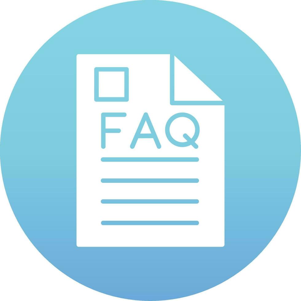 Faq Vector Icon