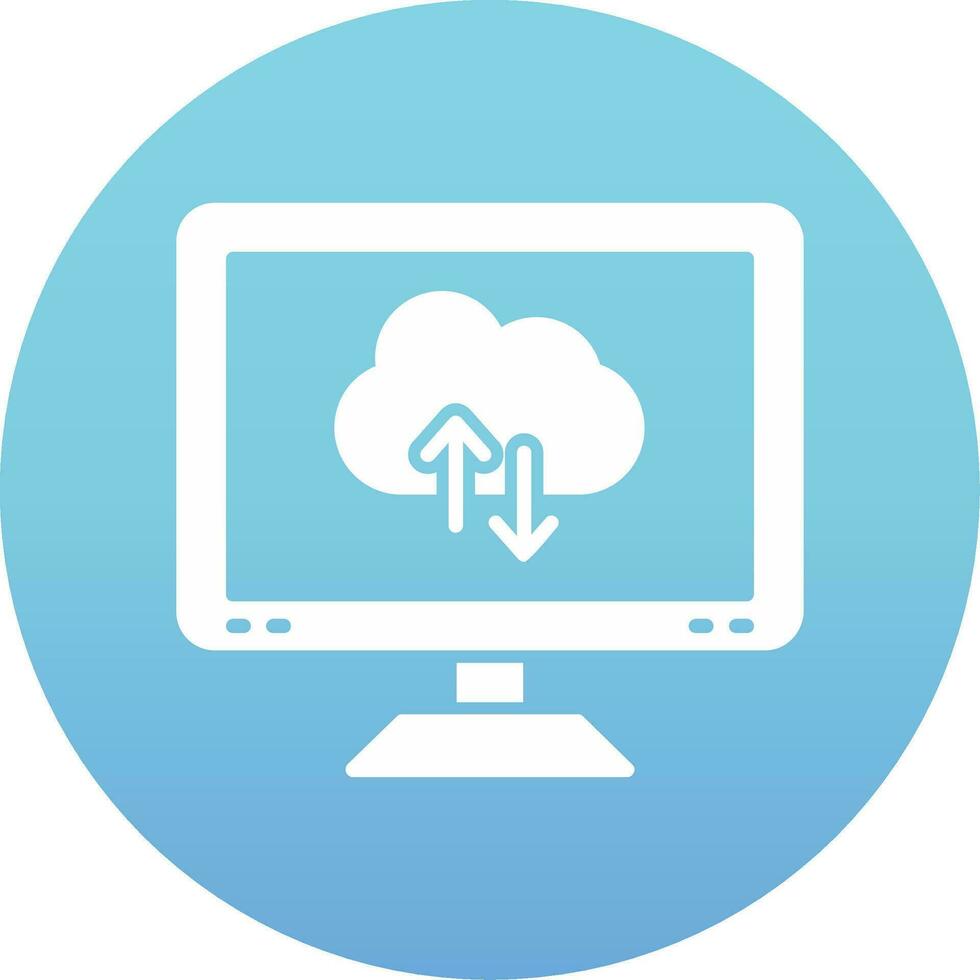 Cloud Computing Vector Icon