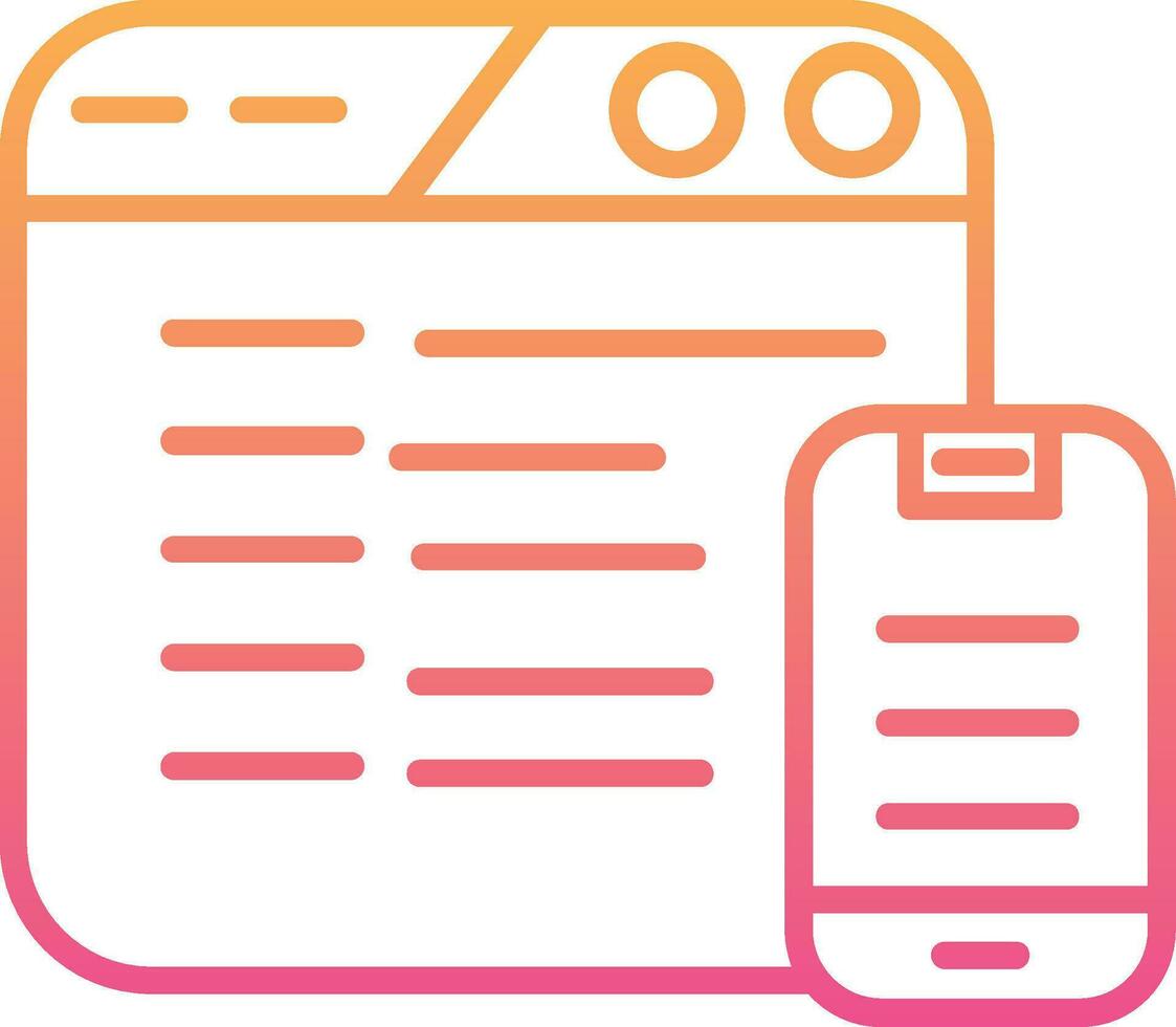 Responsive Vector Icon