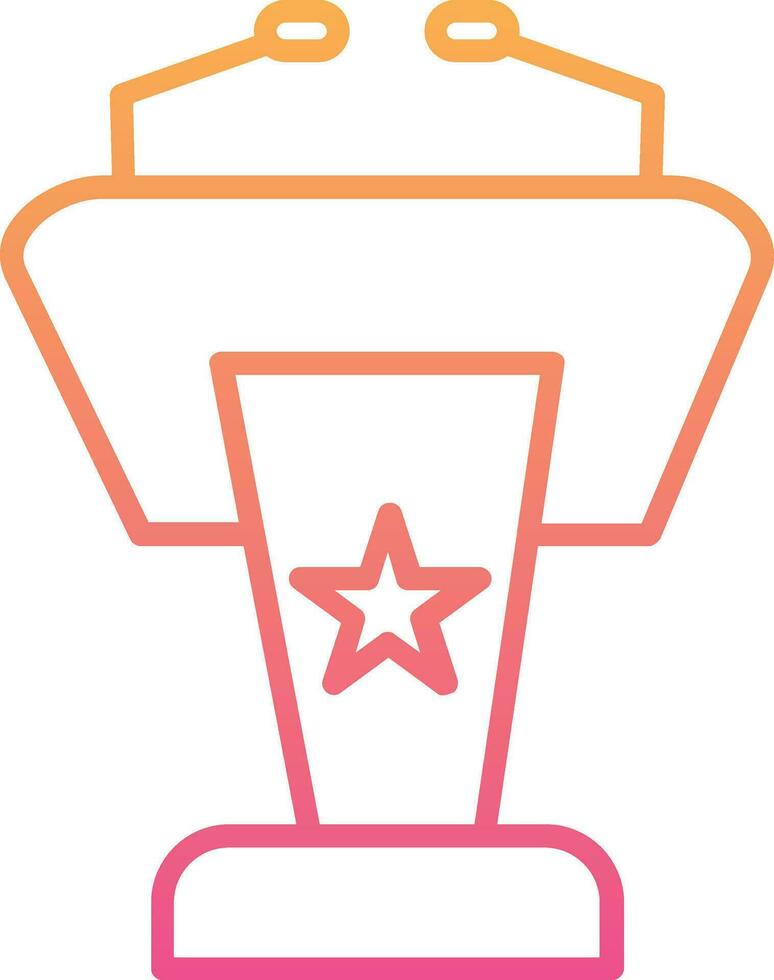 Lectern Vector Icon