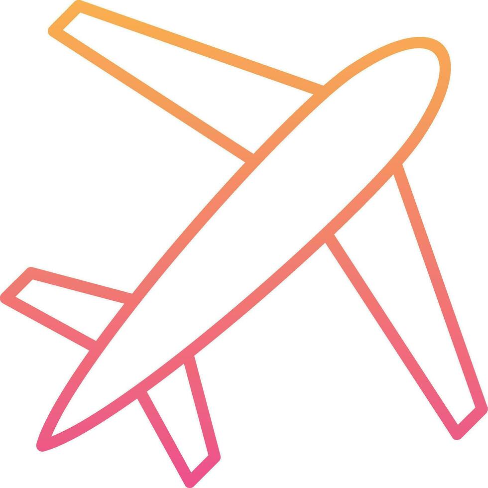 icono de vector de avión