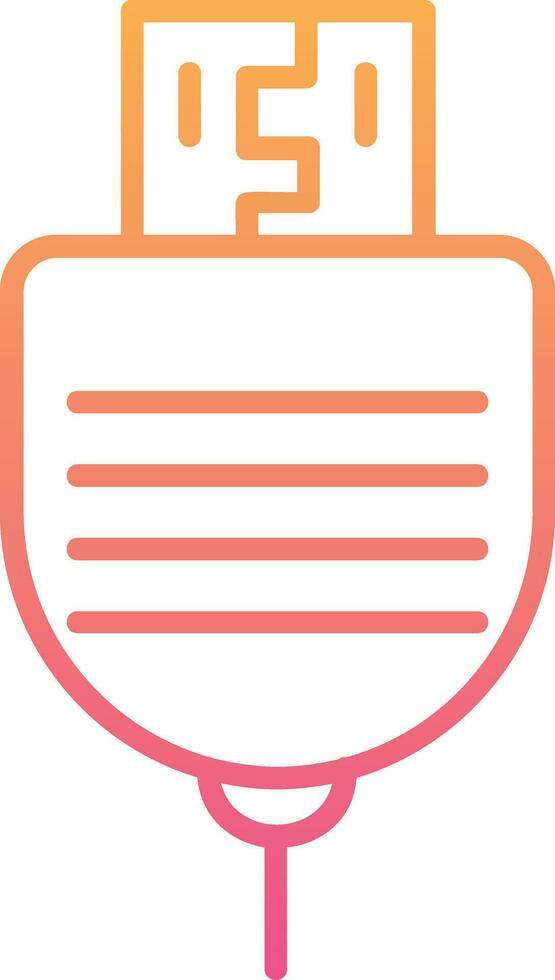 Usb Cable Vector Icon
