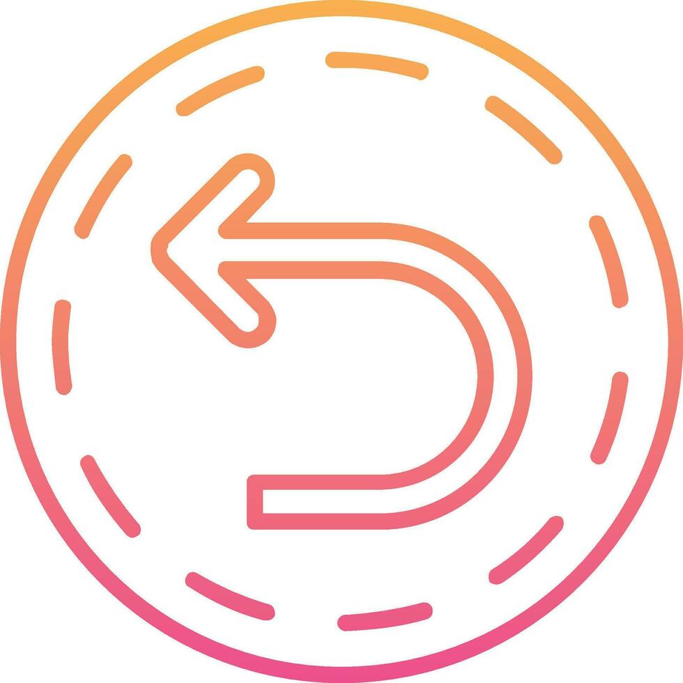 Back Arrow Vector Icon
