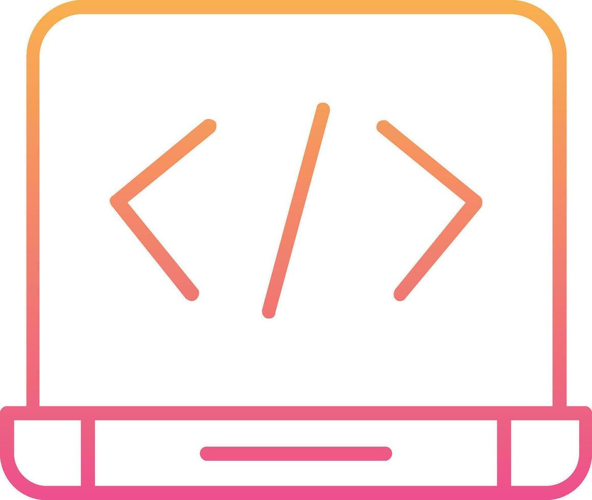 Web coding Vector Icon