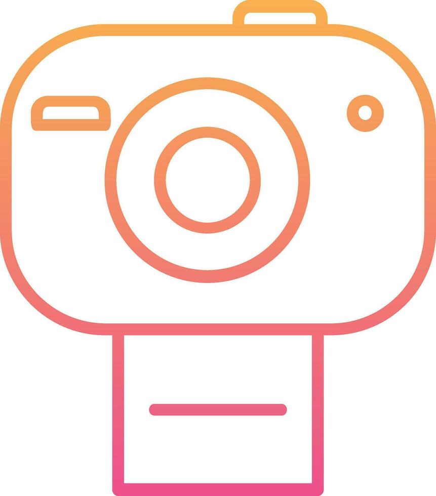 icono de vector de cámara de fotos