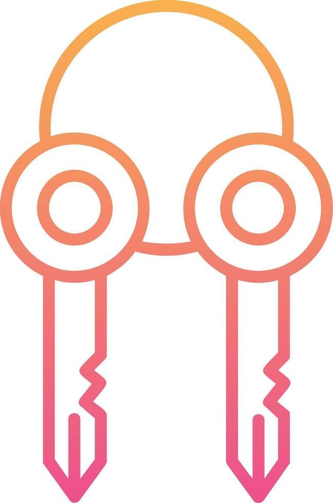 Surrogate Key Vector Icon
