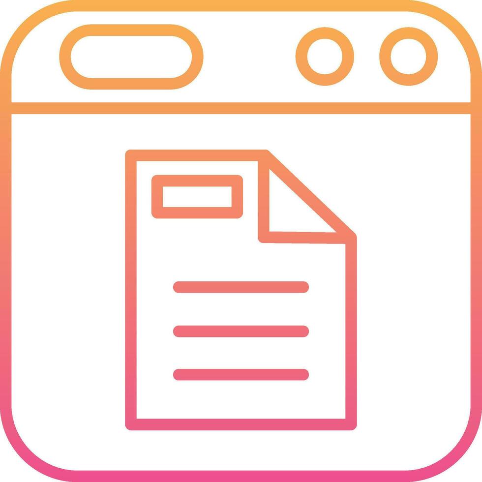 Metadata Vector Icon