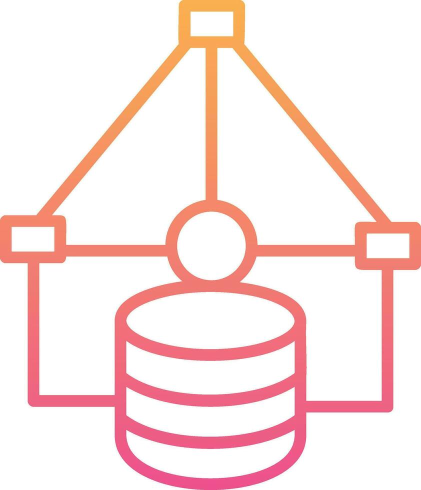 Data Flow Vector Icon