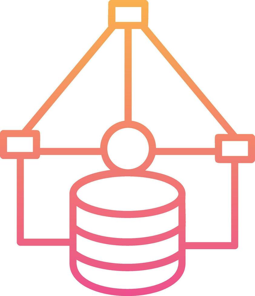 Data Flow Vector Icon