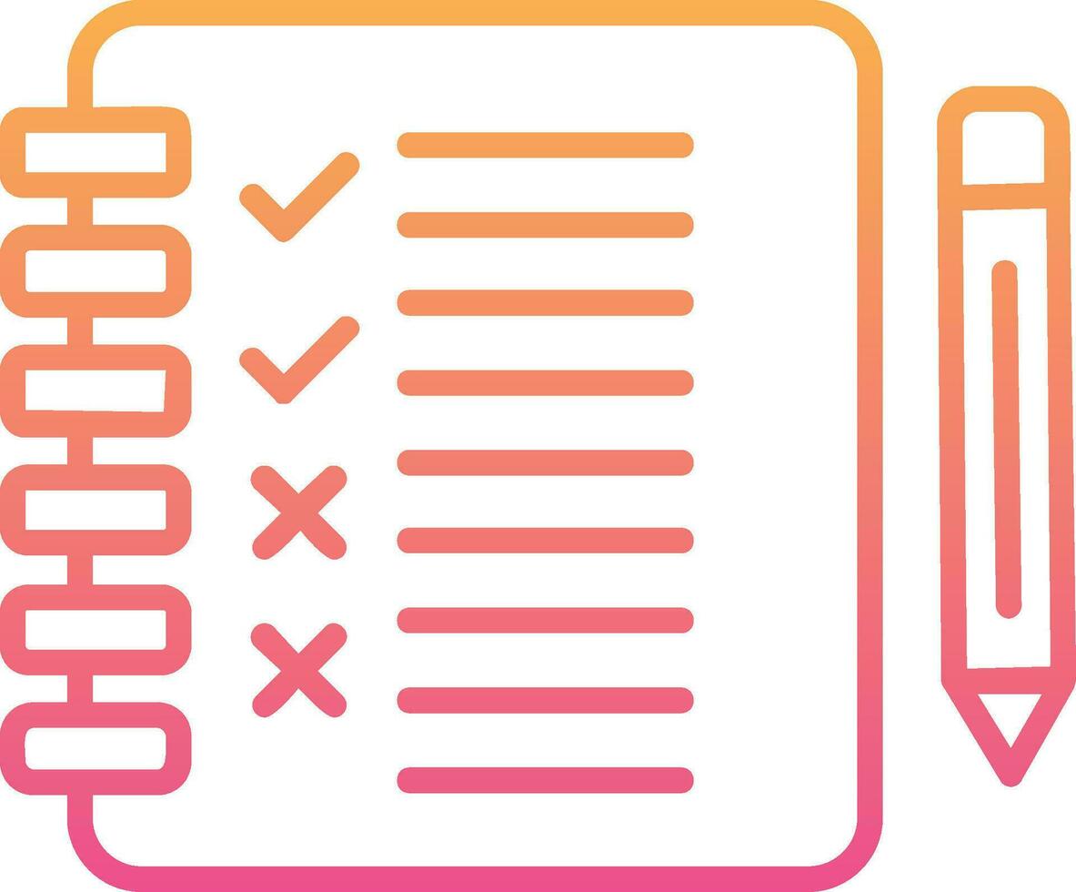 Checklist Vector Icon