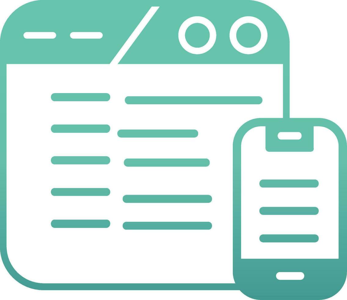 Responsive Vector Icon