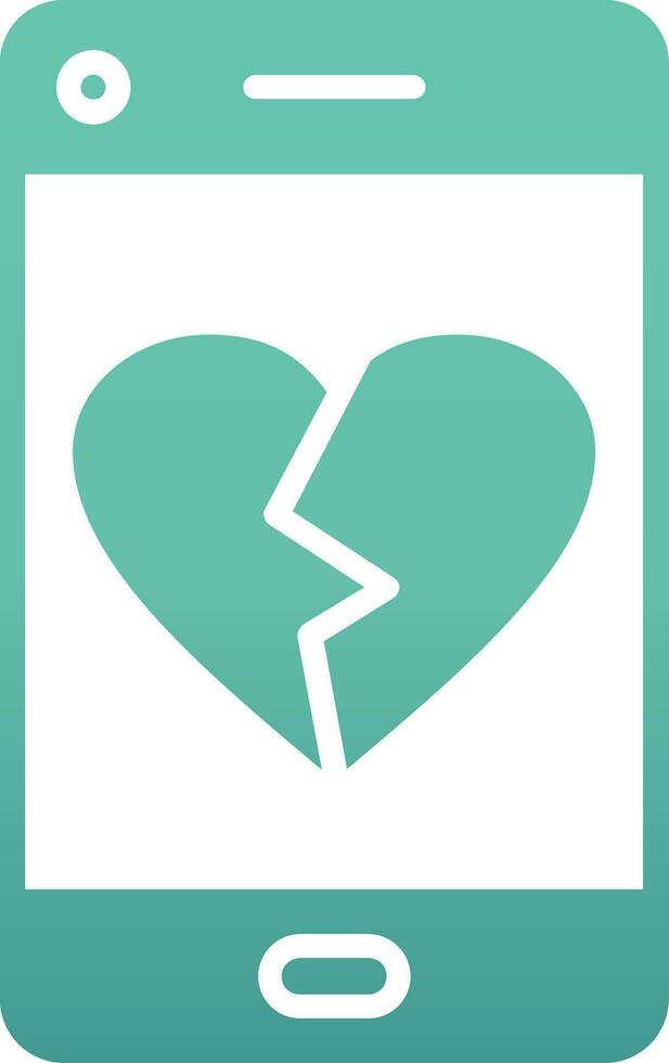 Heart Break Vector Icon
