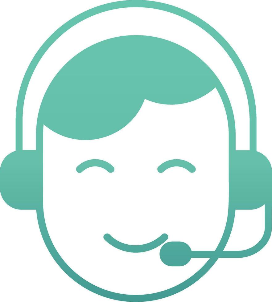 Customer Service Agent Vector Icon