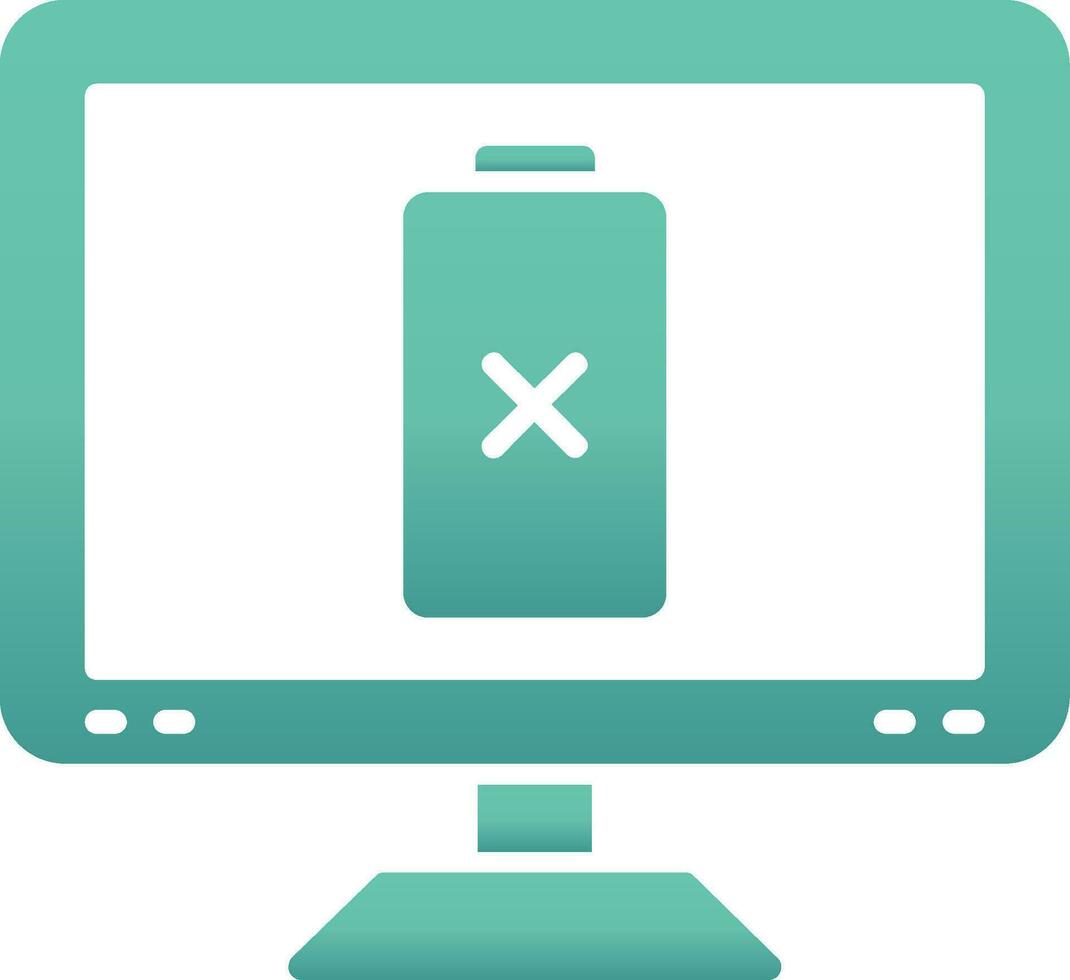 Low Battery Vector Icon