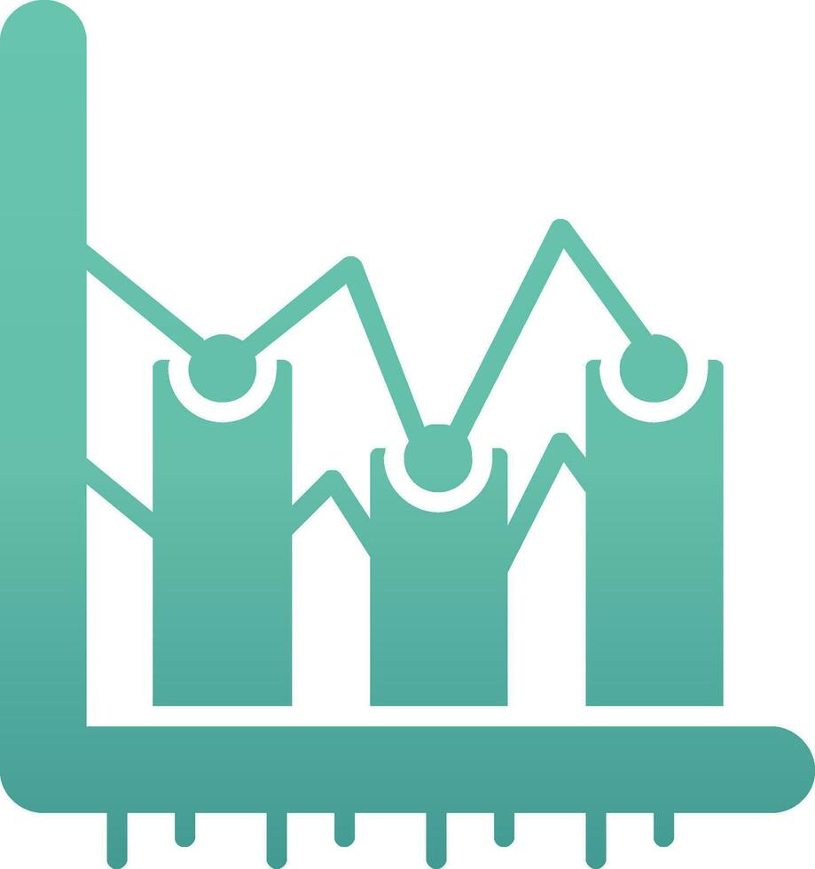 Bar chart Vector Icon