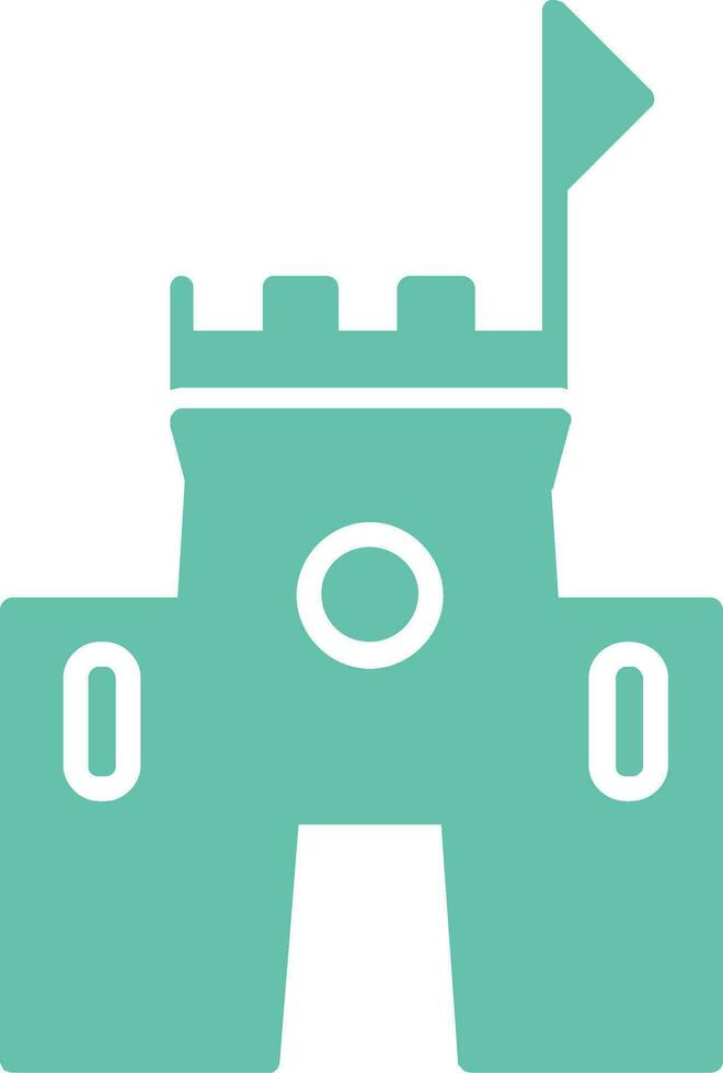 Sand Castle Vector Icon