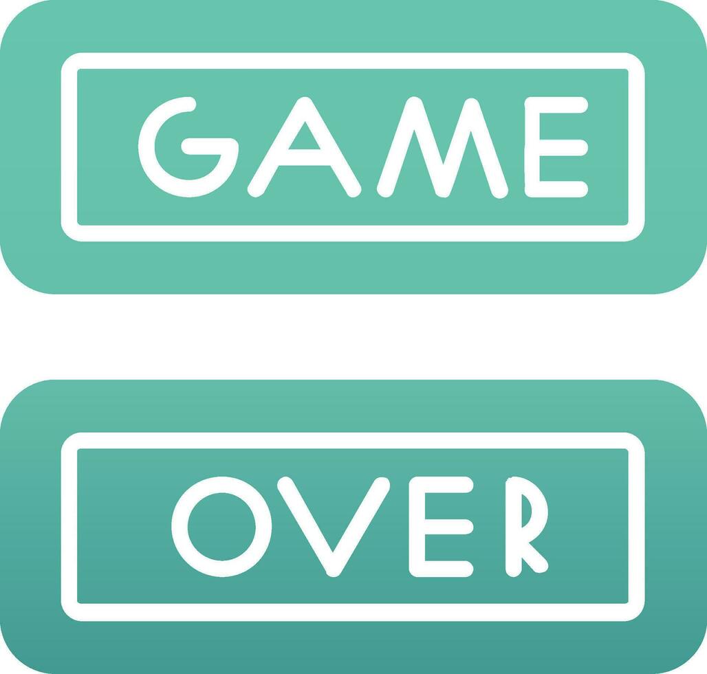 Game over Vector Icon
