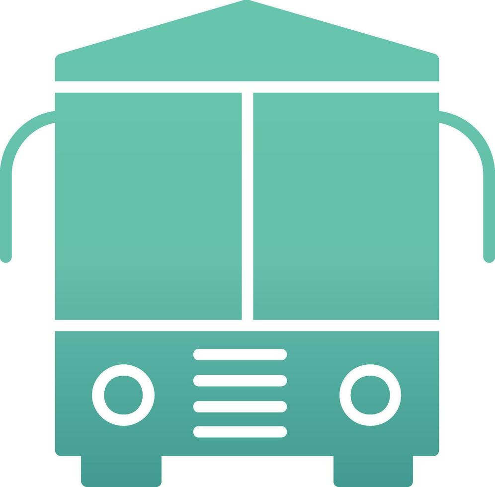 icono de vector de bus