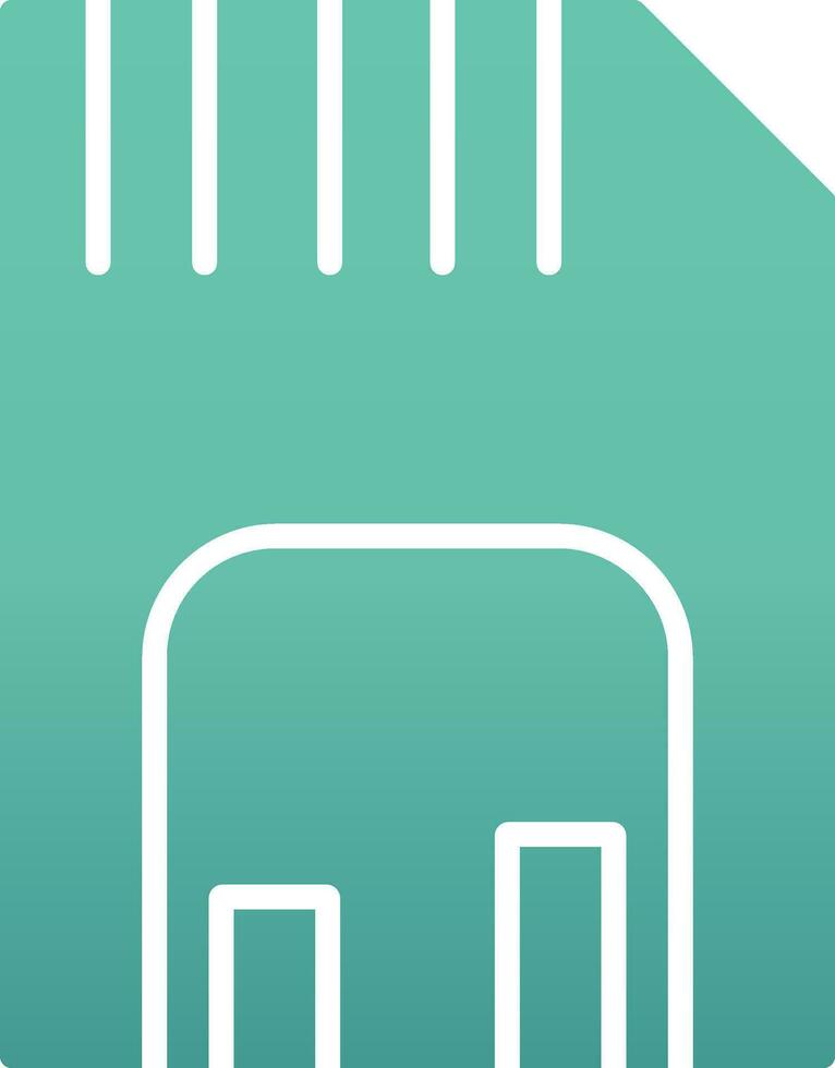 Memory card Vector Icon