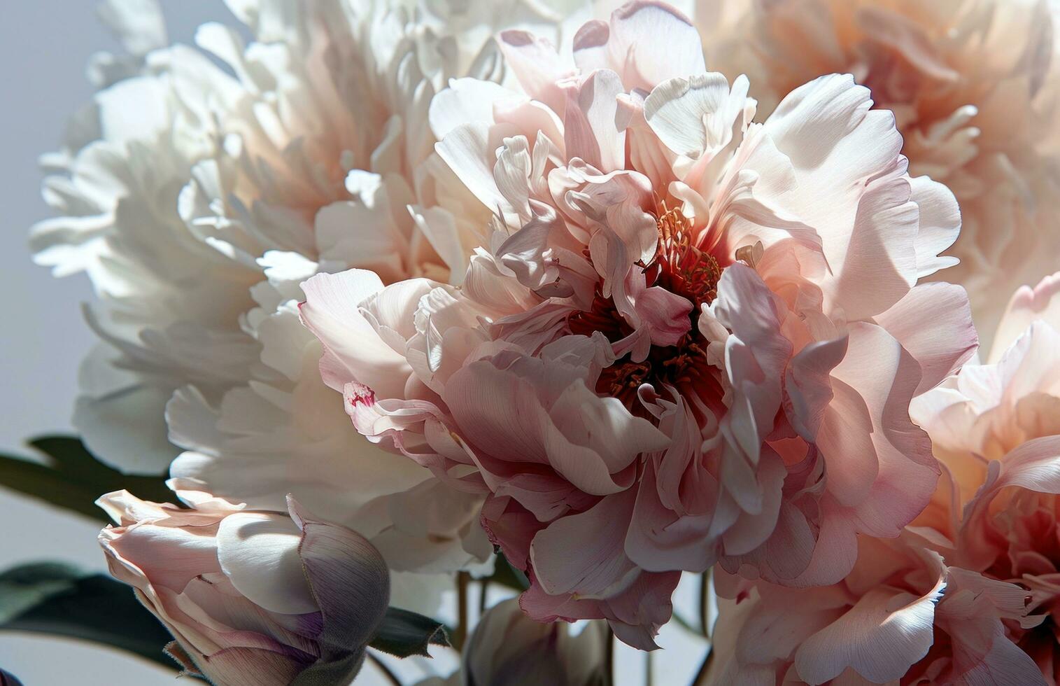 AI generated he number 8 with a large pink flower arrangement photo