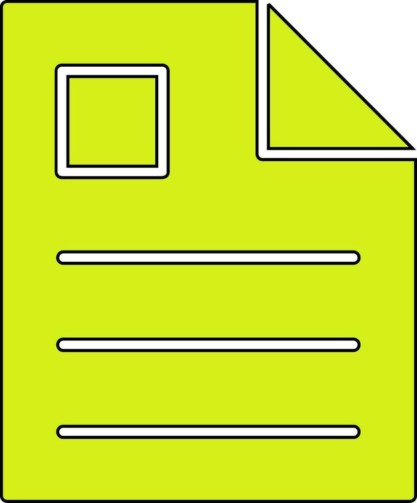 Contact Page Vector Icon