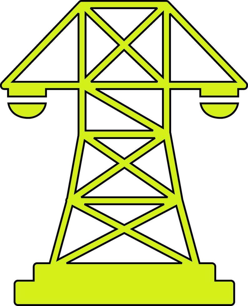 icono de vector de torre