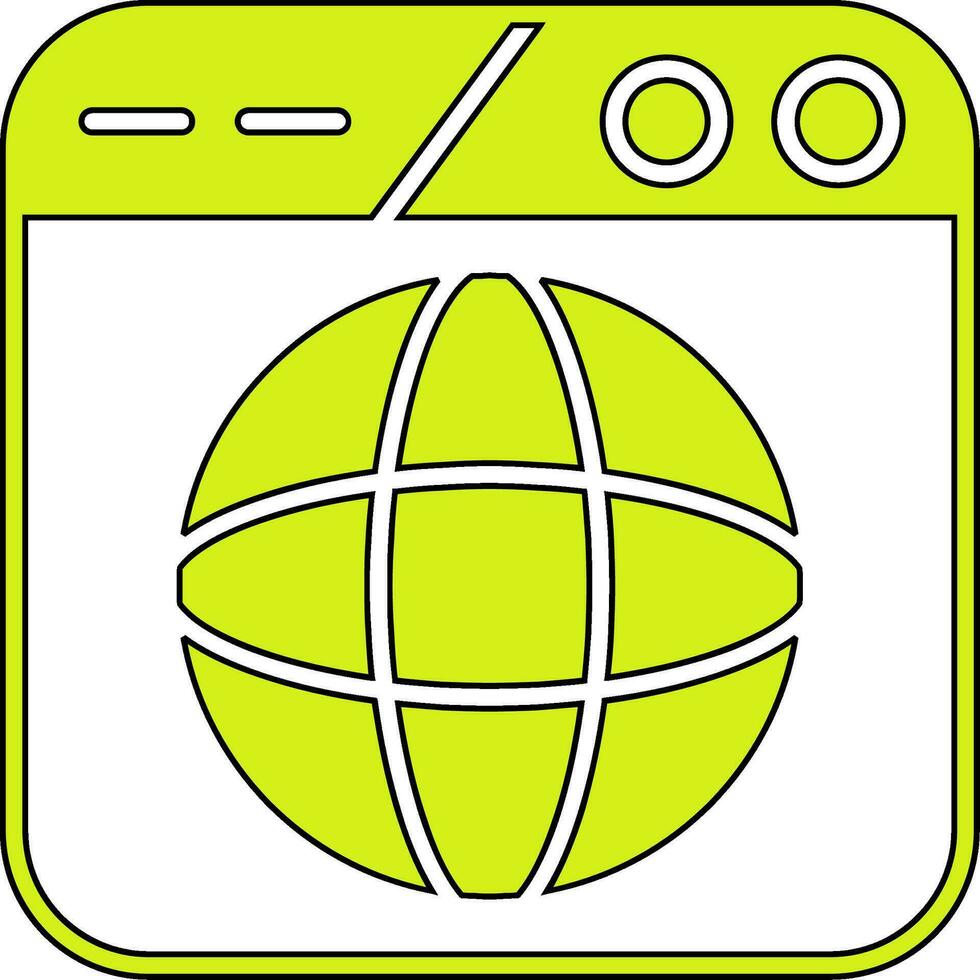 icono de vector de navegador