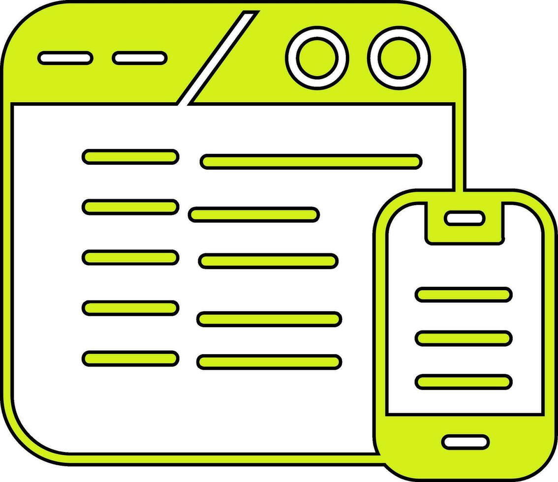 Responsive Vector Icon